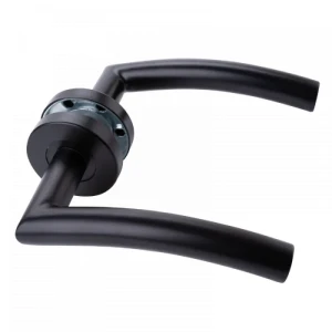 63.411 / Klamka do drzwi Bari ze stali nierdzewnej czarna